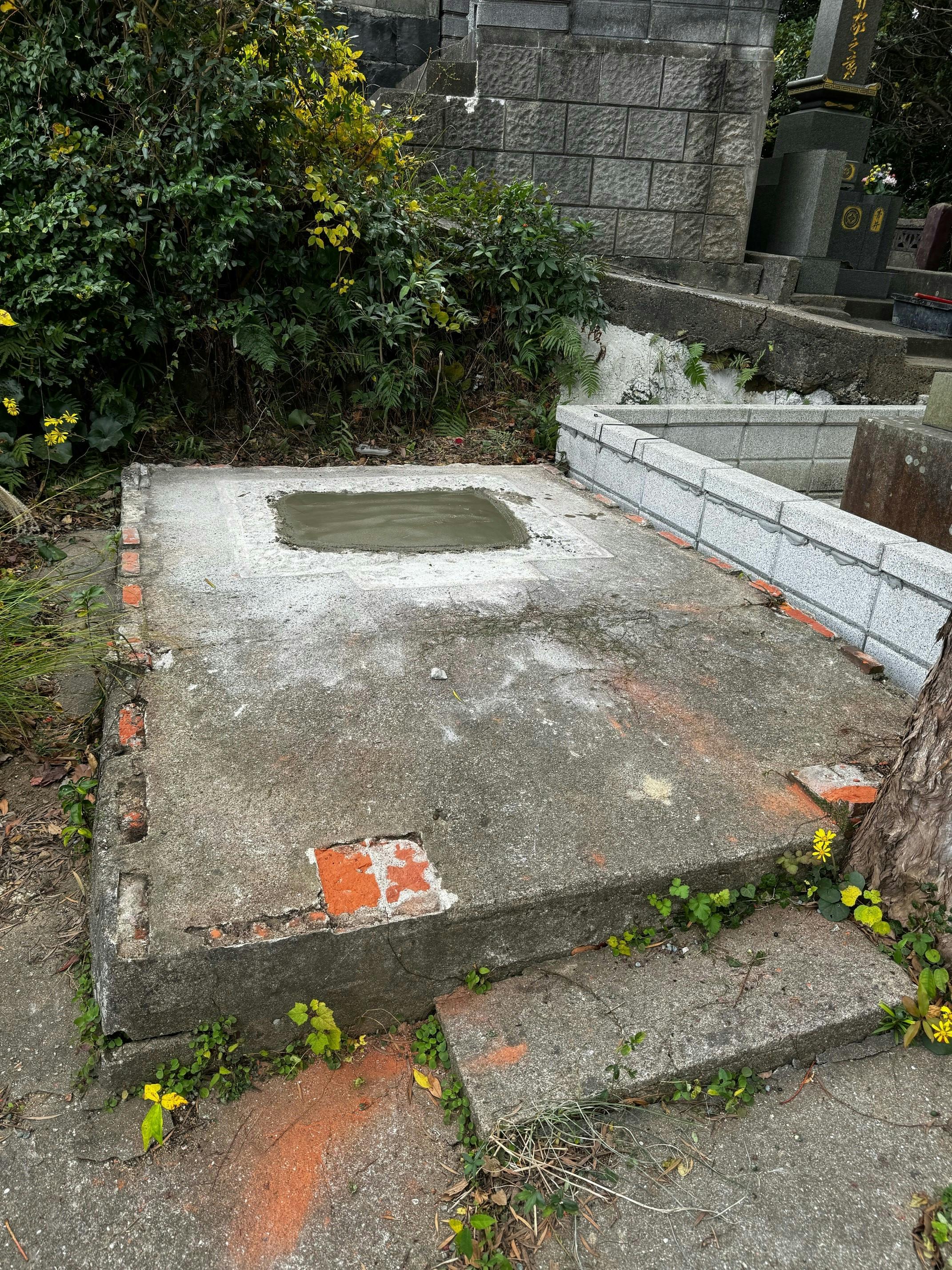 のお墓の墓石撤去後