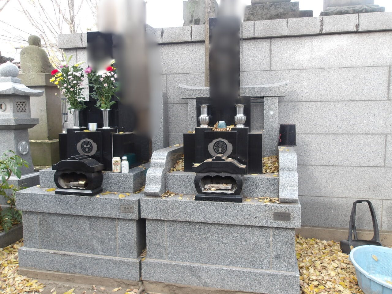 のお墓の墓石撤去前