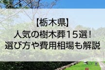 【2022年版】栃木県のおすすめ樹木葬15選！費用相場とペットの可否で徹底比較