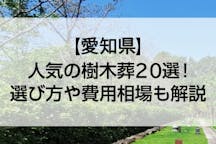 【2022年版】愛知県のおすすめ樹木葬20選！費用相場とペットの可否で徹底比較