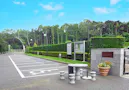 袖ケ浦霊苑 入口・駐車場