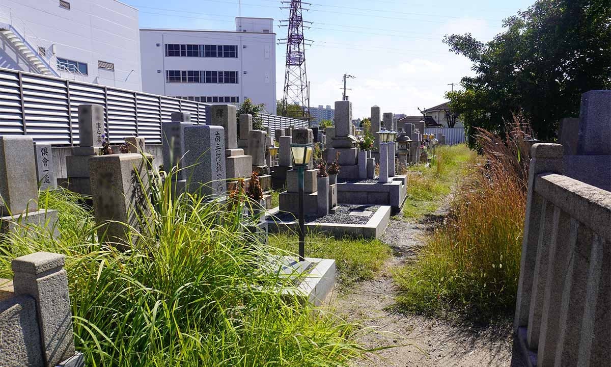 吹田市有川面墓地