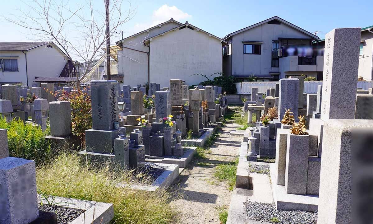 吹田市有川面墓地