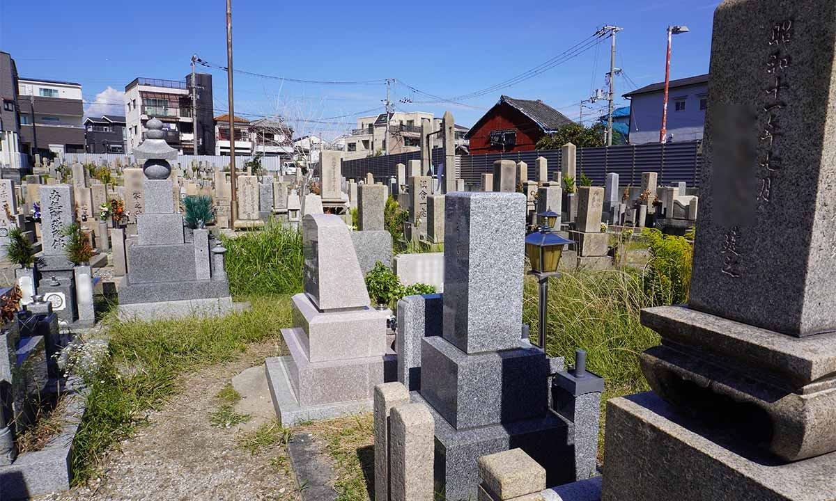 吹田市有川面墓地