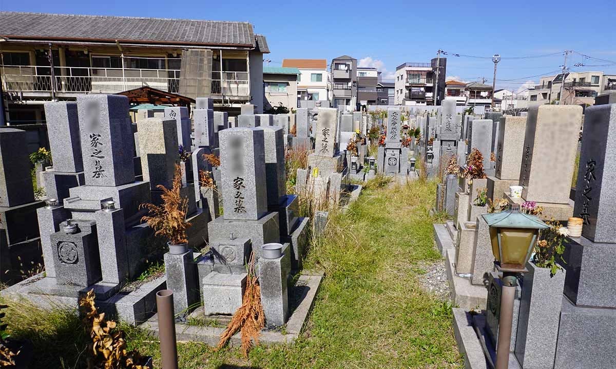 吹田市有川面墓地