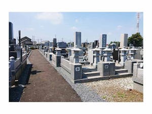 下野市柴南霊園墓地の画像