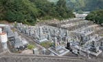広島市営 前原墓地 墓地風景