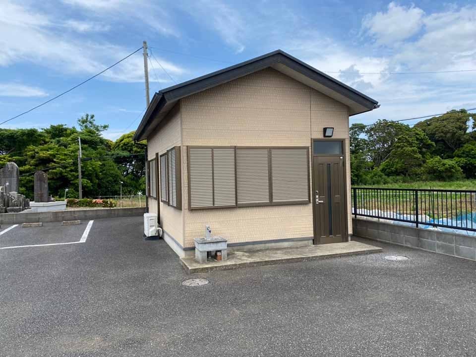 今井台霊園 樹木葬 えいりん 休憩所です。