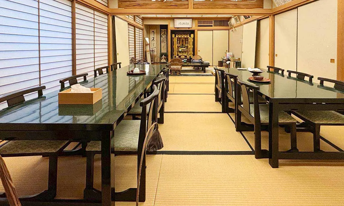 せたがや桜上水墓苑 会食・休憩室