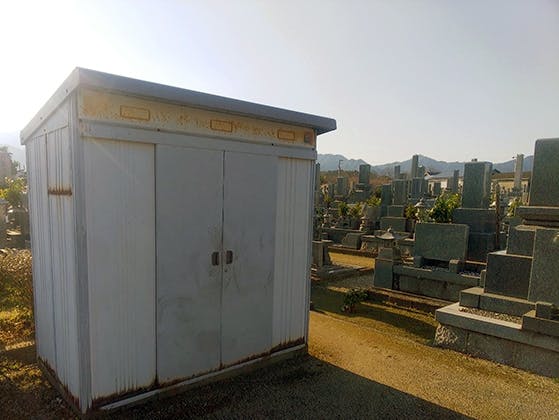 西条市営 国安松之上墓地 墓地風景