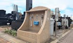 三咲霊園 お参りに便利　水汲み場