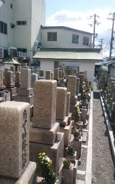 横堤墓地の画像