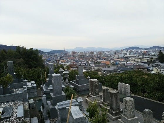 松山市営 谷墓地の画像