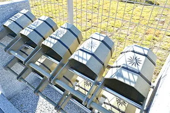 久喜清久霊園 清潔な水汲み場