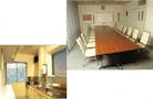 延命寺 右上・会議室兼客室、左下・檀信徒用厨房