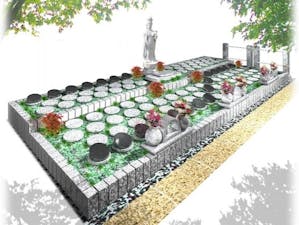 朝霞樹木葬墓地の画像