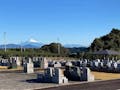 牧之原富士見霊苑 墓域から望む富士山