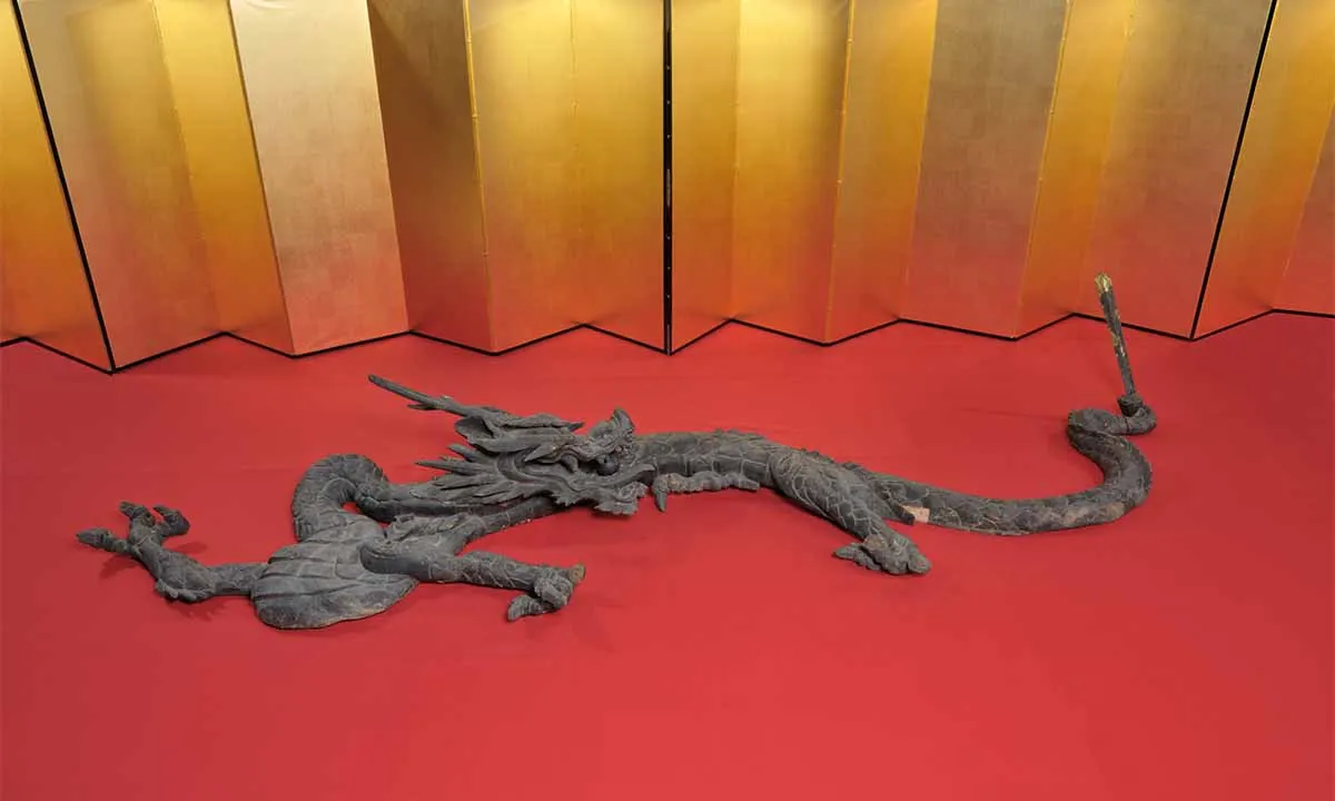 寿命寺 池田龍聖御廟 龍の宝物