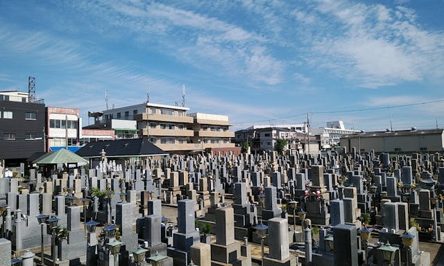 矢田冨田町墓地