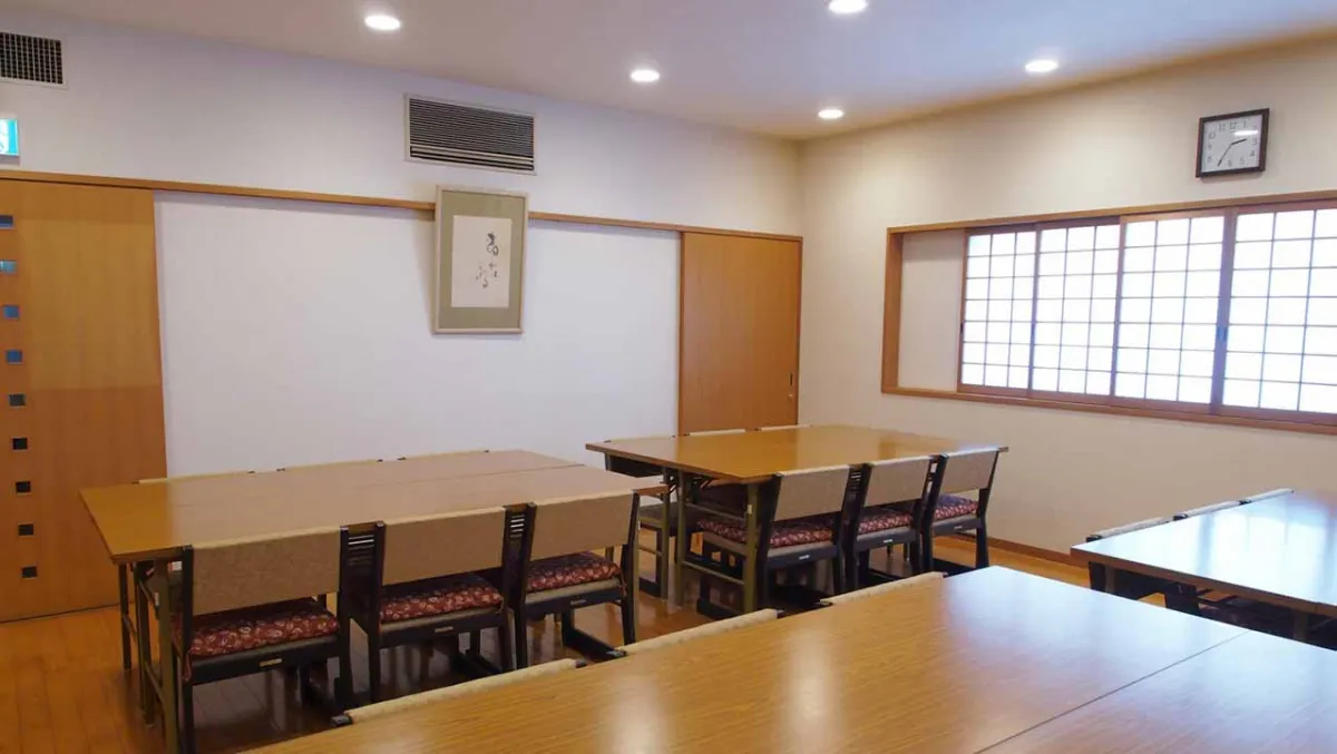 萬法寺納骨堂「無量慧堂」 会食スペース