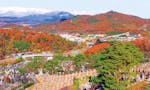 仙台公園墓地「みやぎ霊園」 紅葉に彩られた秋の風景