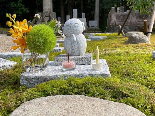 さばえ明厳寺 里山型樹木葬 木漏れ日