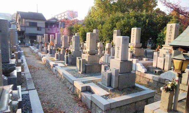 鳥飼野々自治会三組墓地