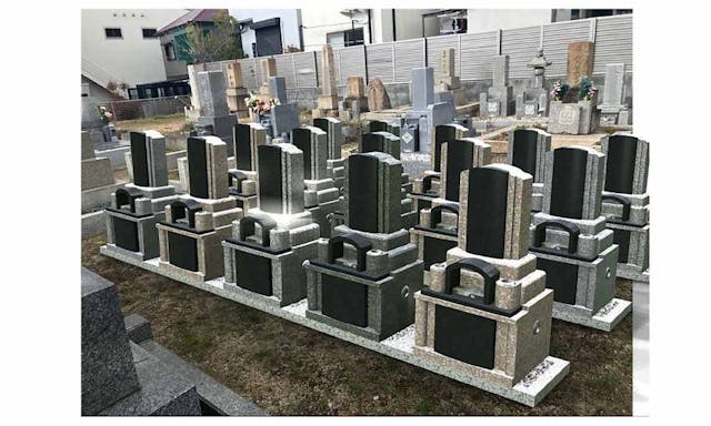 大石財産区墓地