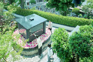 法輪寺 早稲田霊園 想咲手水 花手水のお墓