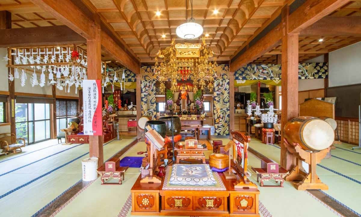 常清寺 永代供養墓・樹木葬 本堂内