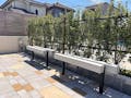 庭園型 樹木葬「ひかりのガーデン」 おしゃれなベンチ ご自由にご使用いただけます。