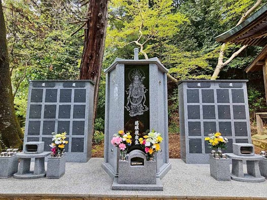 長岳寺 のうこつぼ