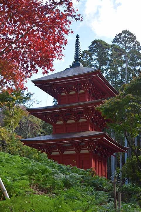 高蔵寺　個別型樹木葬墓 高蔵寺　県重要文化財三重塔