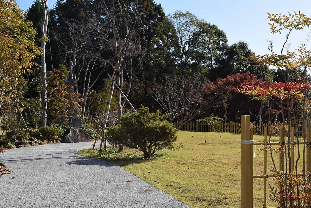 高蔵寺　個別型樹木葬墓 高蔵寺樹木葬墓　入口　令和8年　春完成