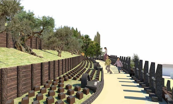 八王子　宝泉寺　オリーブの丘　樹木葬墓苑