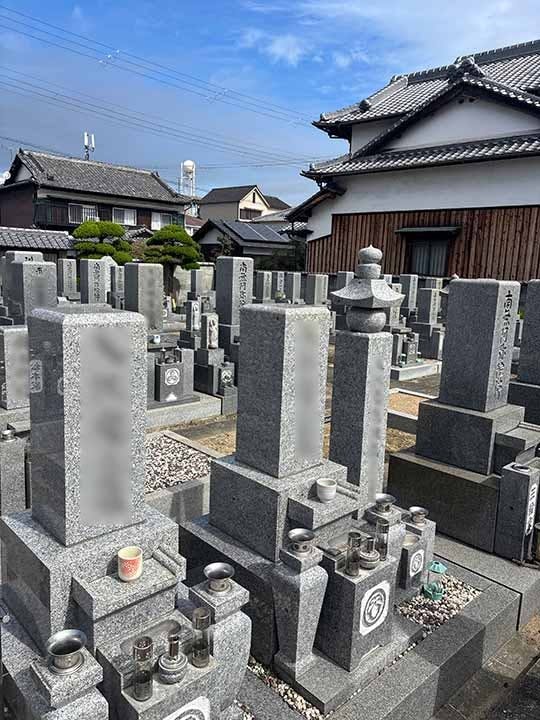 盛徳寺 墓地風景