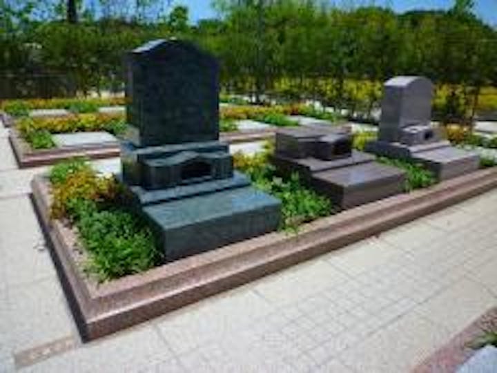 同園でもっとも人気のある「緑地墓地」