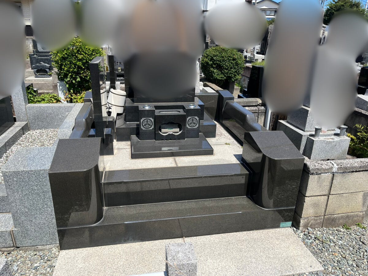 上国寺のお墓の墓石撤去前