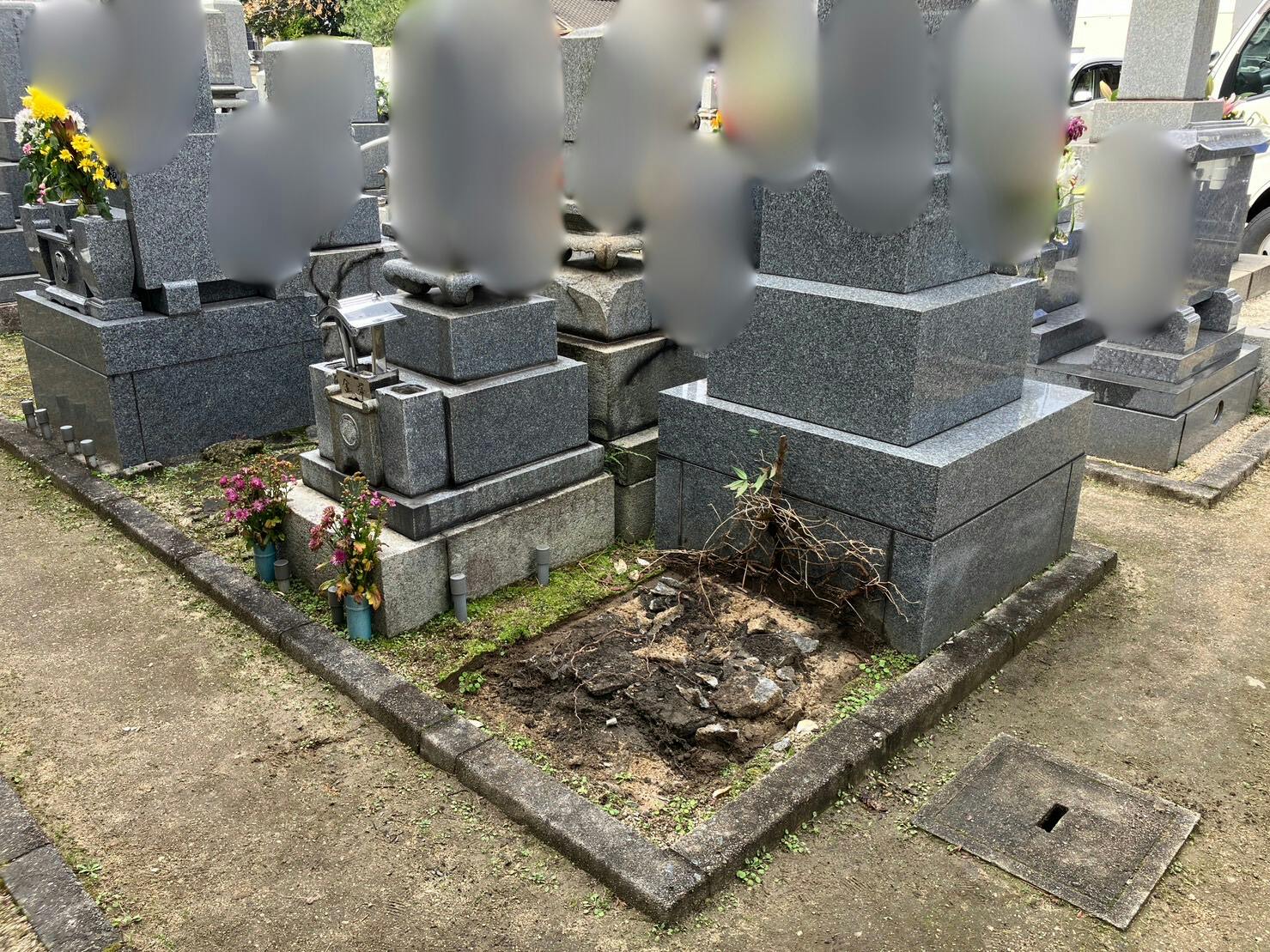 光福寺のお墓の墓石撤去後