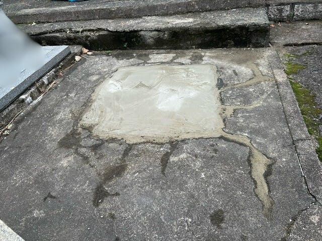 北九州市高槻墓地のお墓の墓石撤去後