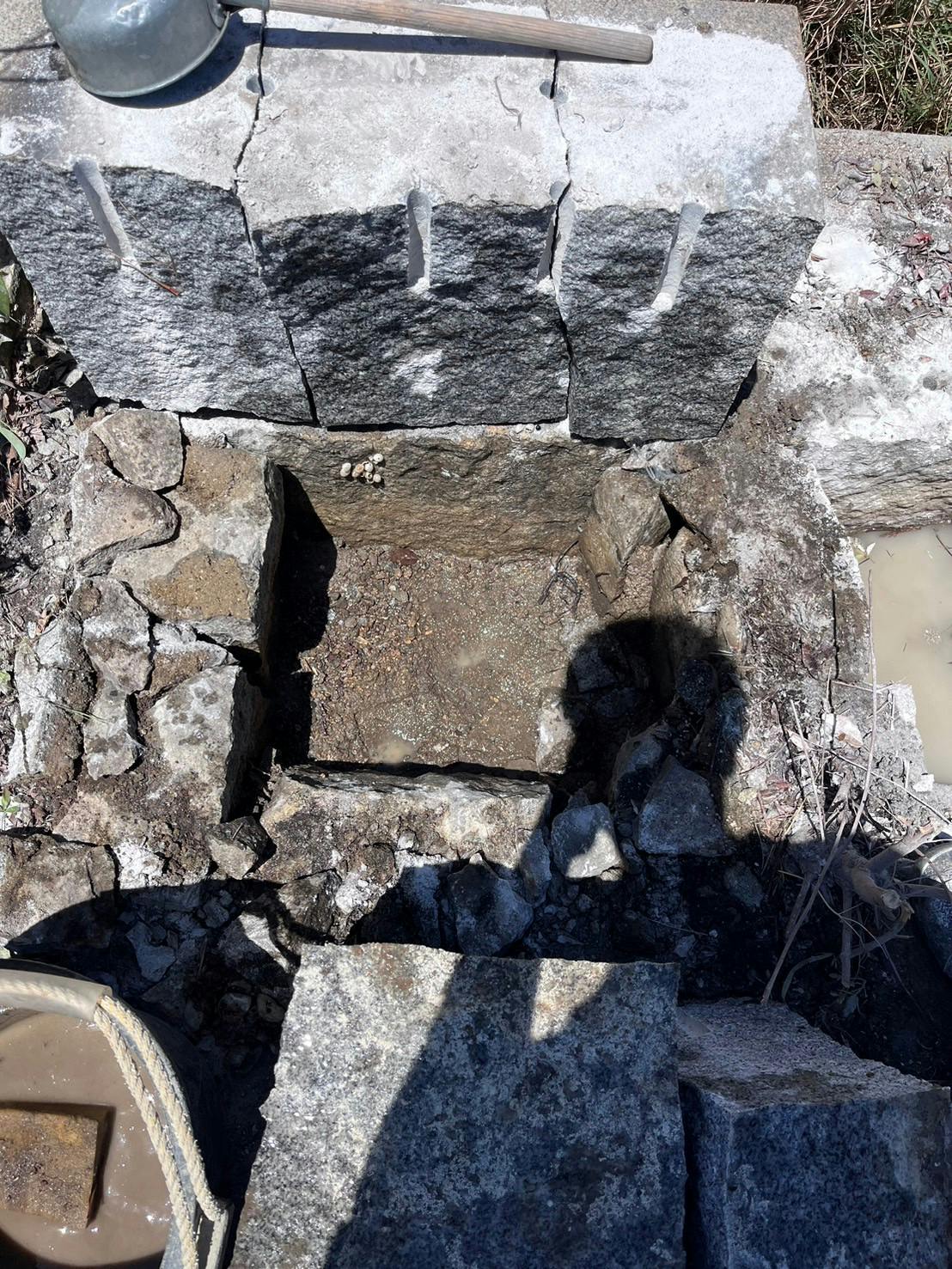 大阪市設 瓜破霊園のお墓の墓石撤去後