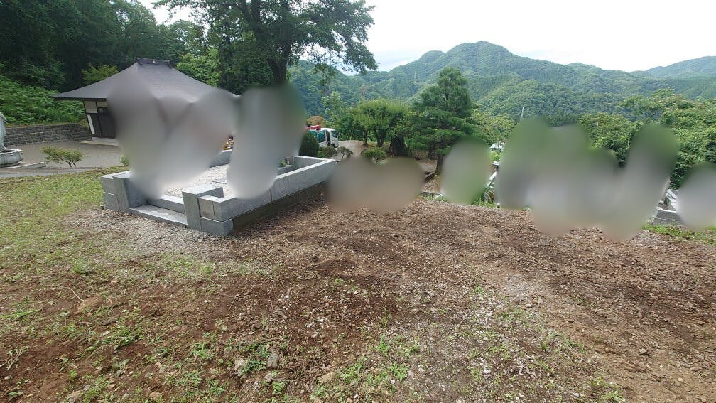 宝鏡寺のお墓の墓石撤去前