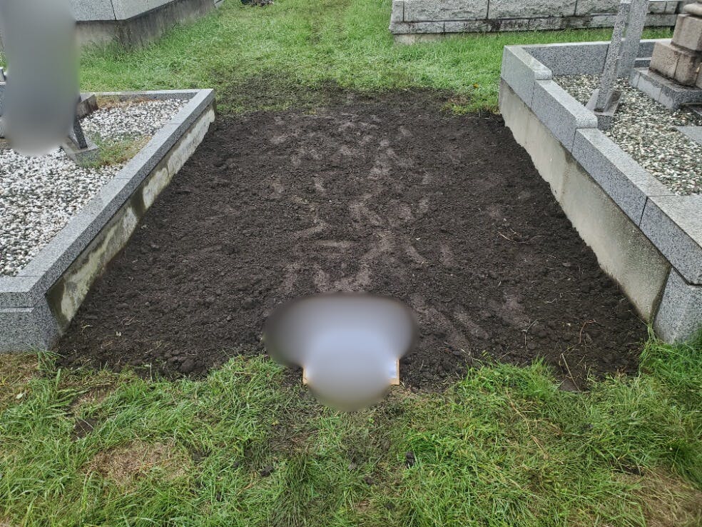 川崎市営 緑ヶ丘霊園(津田山霊園)のお墓の墓石撤去後