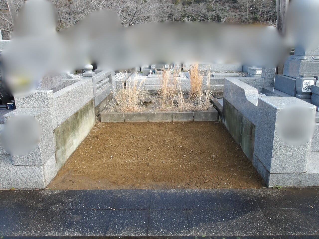 成田市営 いずみ聖地公園のお墓の墓石撤去後