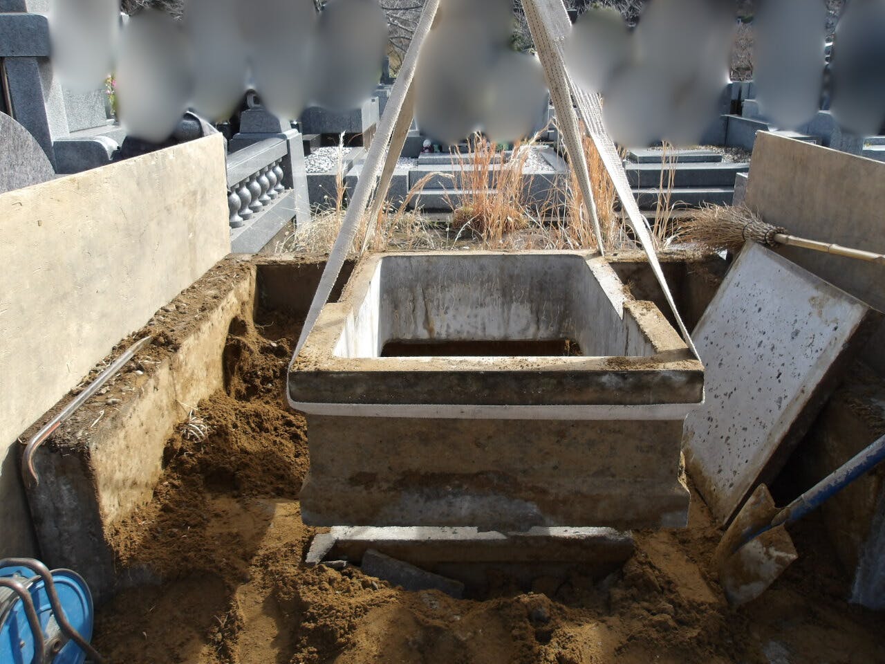 成田市営 いずみ聖地公園のお墓の墓石撤去後