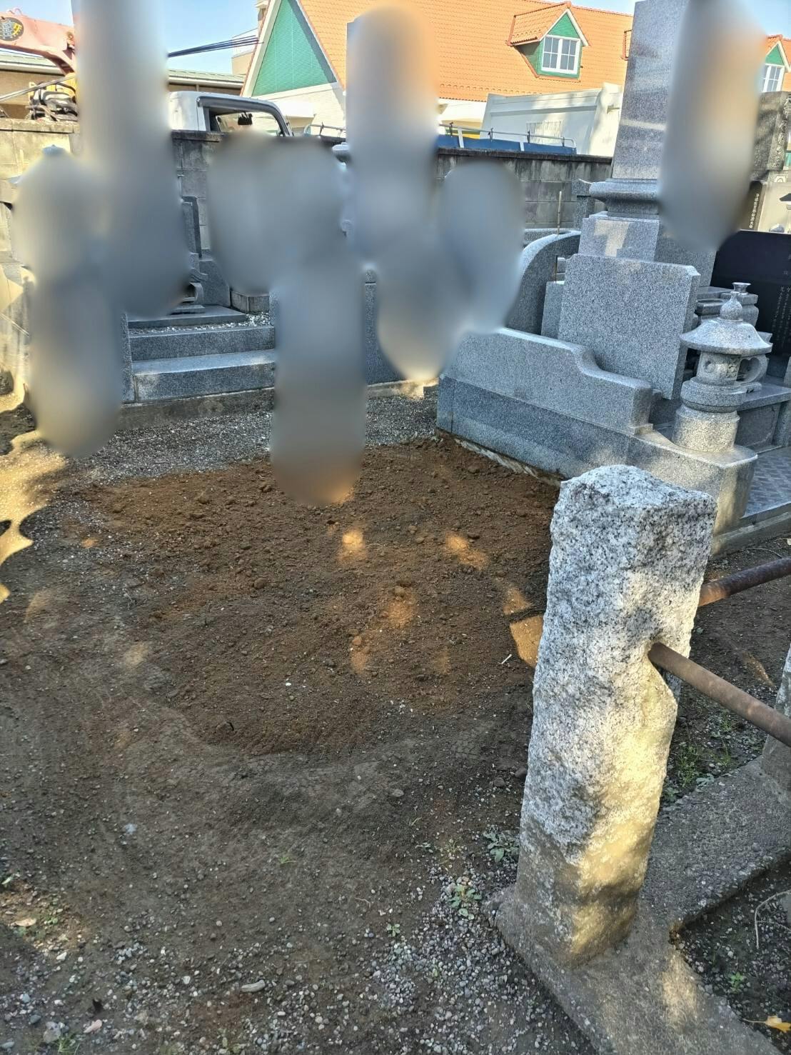 浄泉寺のお墓の墓石撤去後