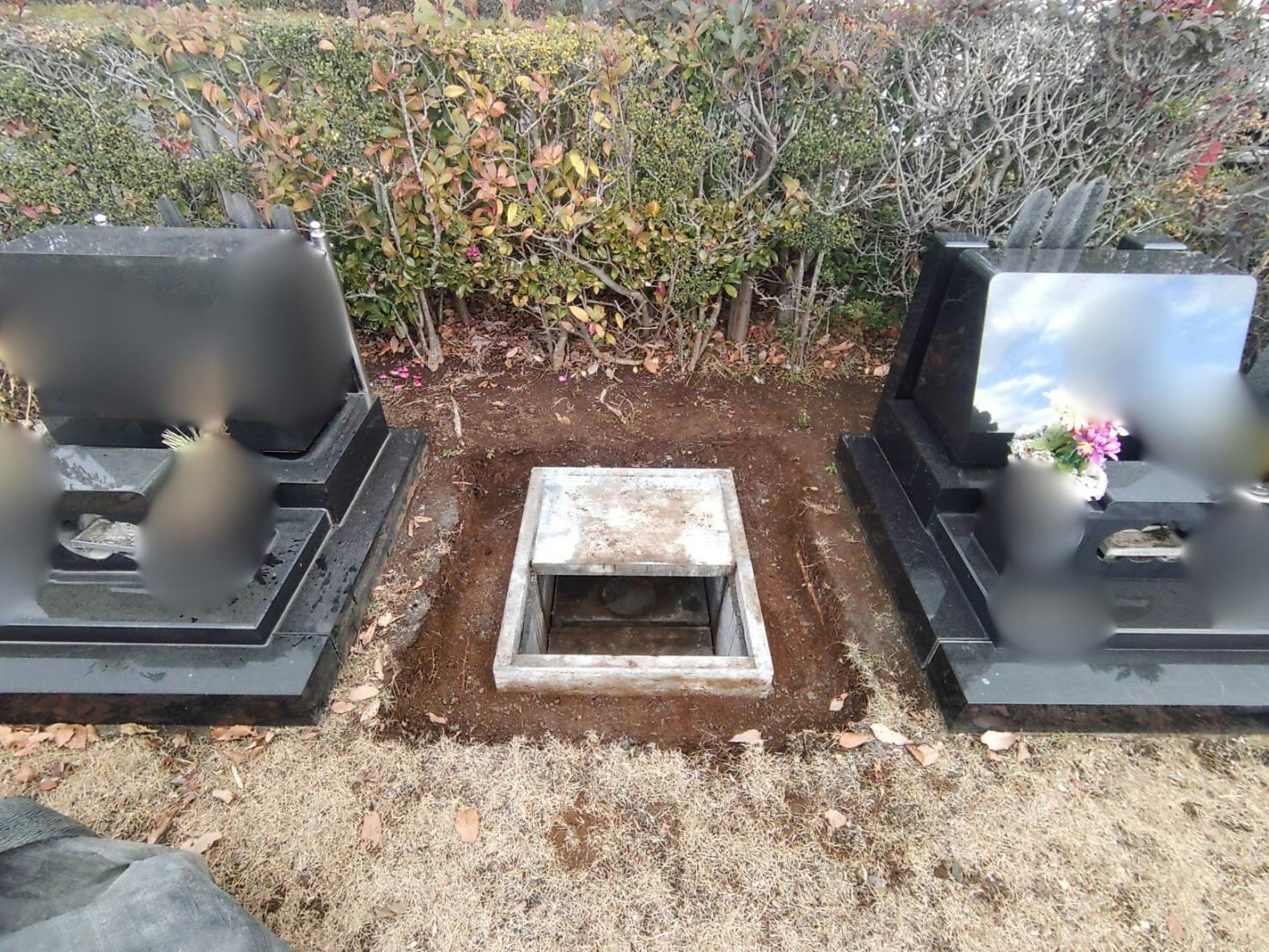 船橋市営 馬込霊園のお墓の墓石撤去後