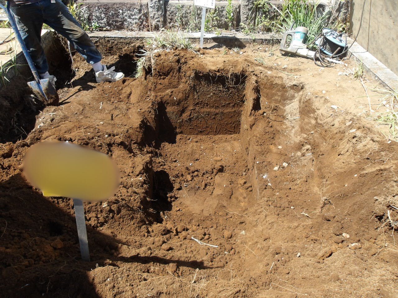 都立 八柱霊園のお墓の墓石撤去後