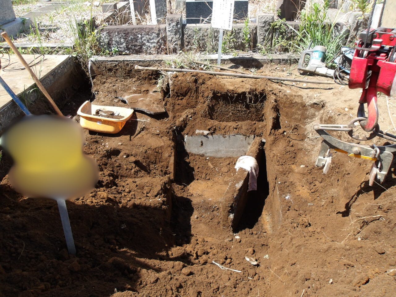 都立 八柱霊園のお墓の墓石撤去後