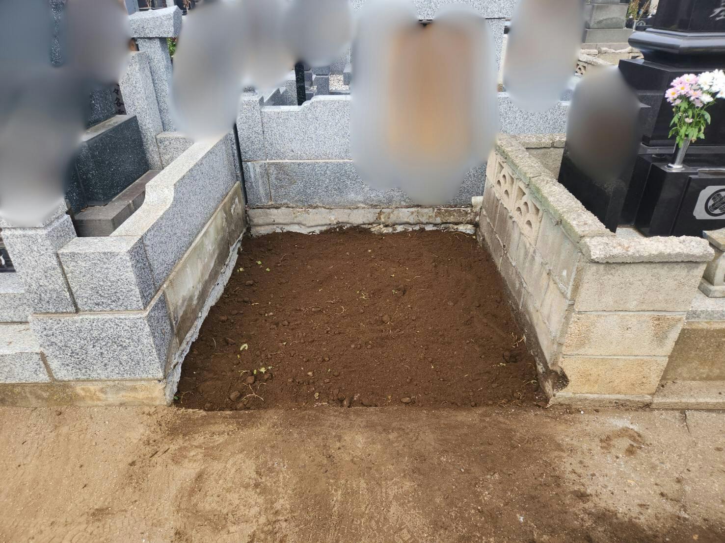 野田市西光院のお墓の墓石撤去後